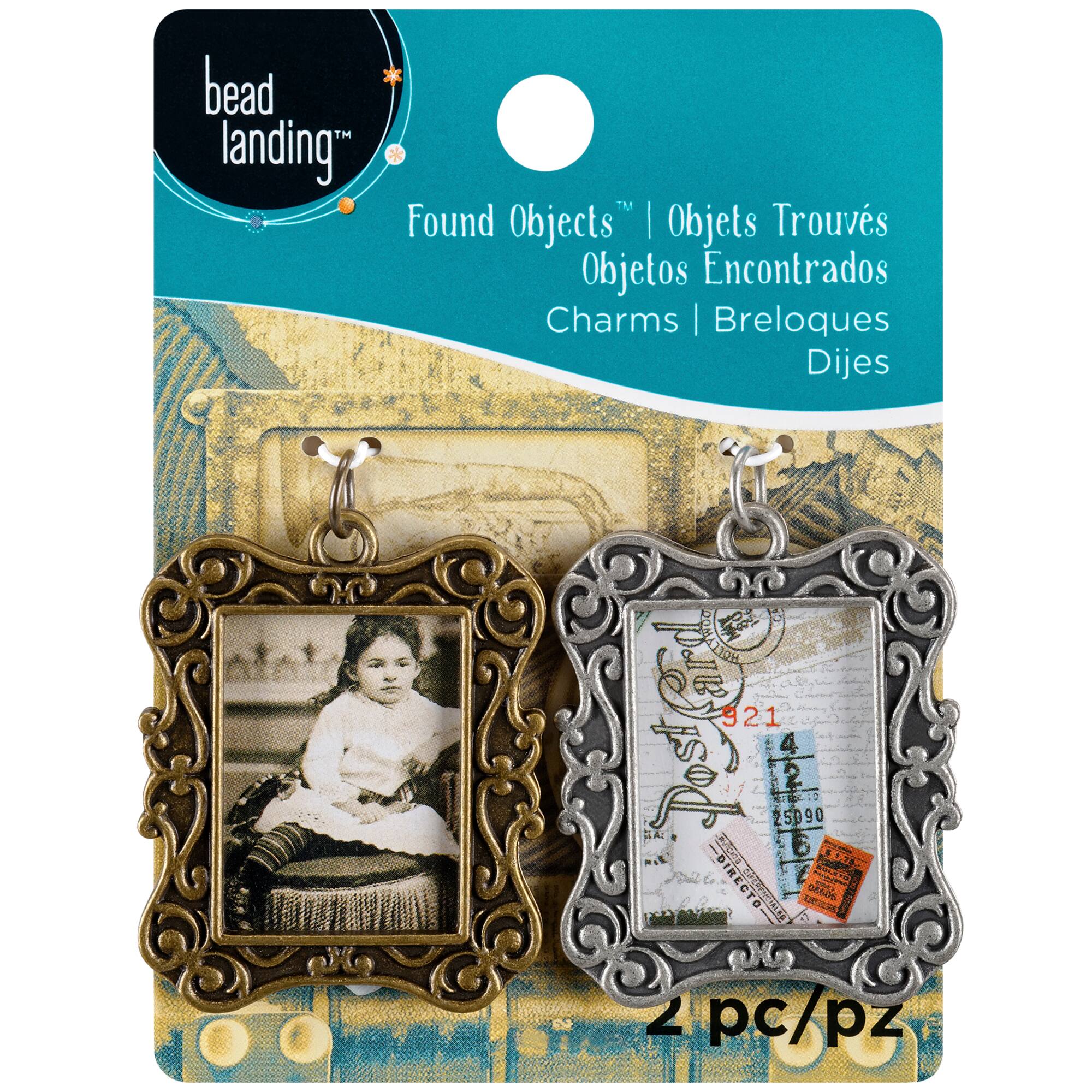Found Objects™ Frame Charms By Bead Landing™